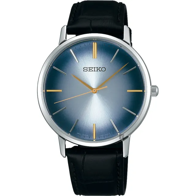 【SEIKO 精工】SPIRIT 紳仕品格石英錶-漸層藍/38mm 送6入手錶收藏盒(7N01-0JR0B  SCXP125J)