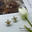 【Anpan】925銀針韓東大門復古珍珠花朵耳環