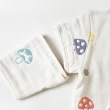 【Hoppetta】蘑菇六層紗可拆袖成長型睡袍(兩款花色任選)