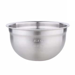 【PUSH!】廚房用品304不銹鋼盆打蛋盆烘焙沙拉盛湯調料盆火鍋盆(D187)