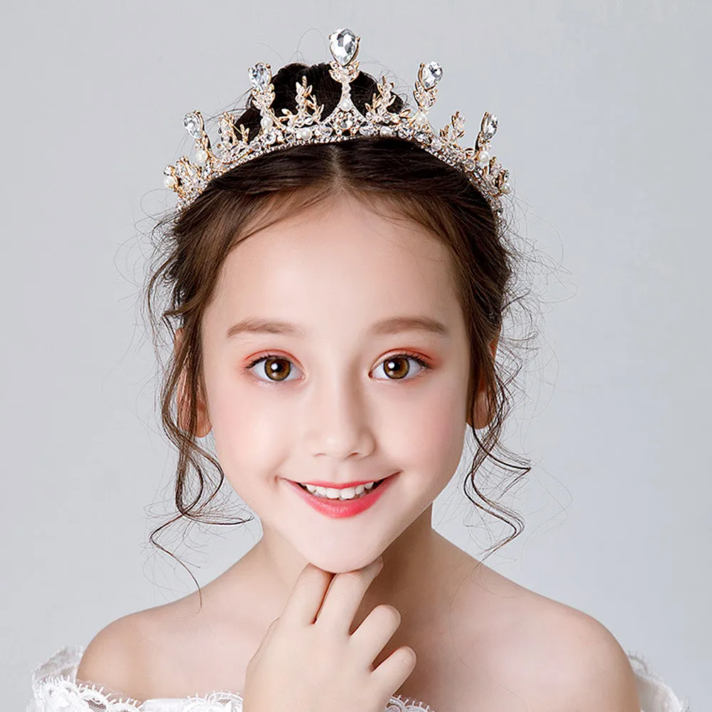 【UNICO】兒童 冰雪奇緣艾莎最愛的公主水晶皇冠頭飾/髮飾(髮飾/配件/聖誕)