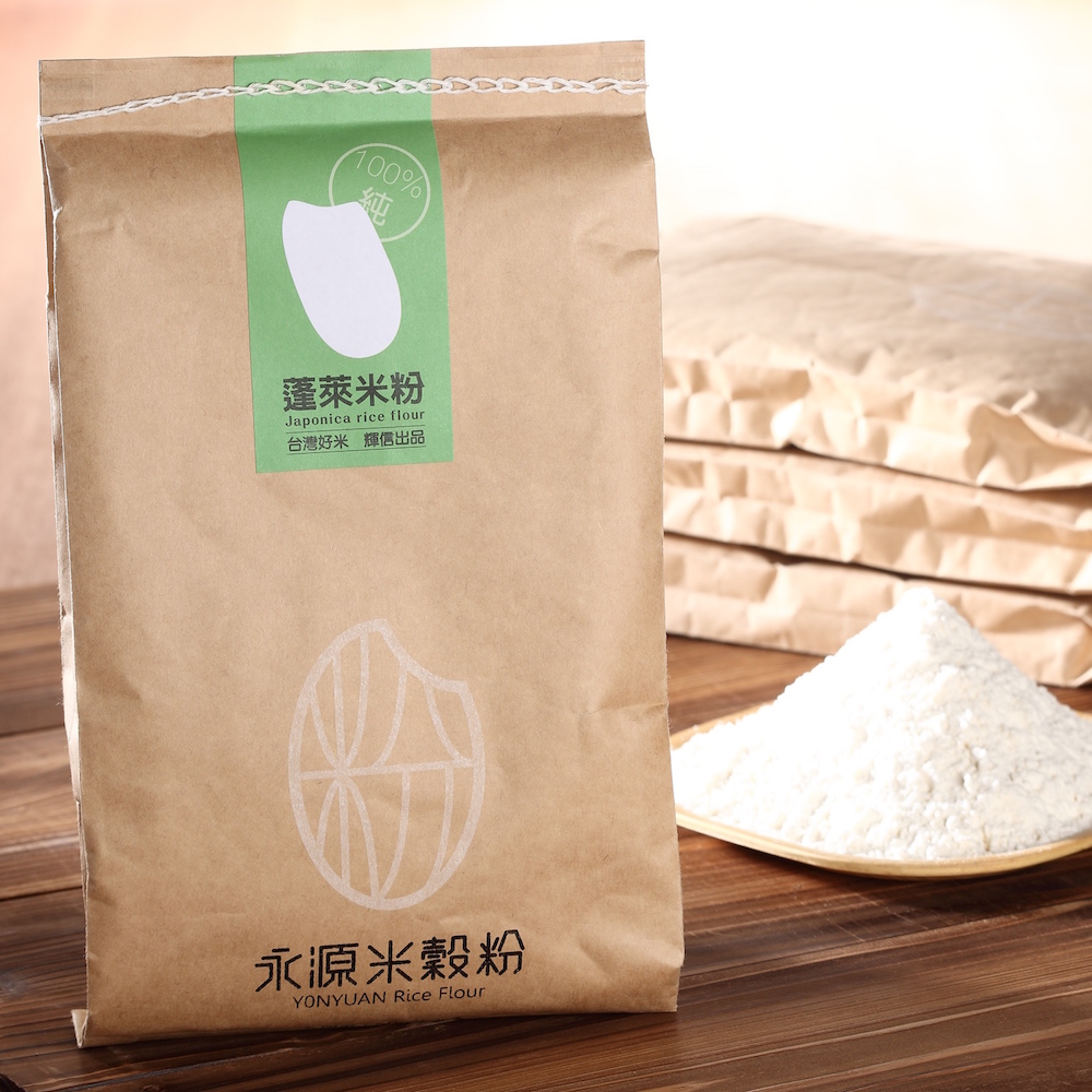 【台灣永源米穀粉】蓬萊米粉 600g