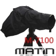 【MATIN馬田】單眼相機雨衣單反雨衣M-7100附背帶環(雙袖防塵罩防風罩 雙層防霧網 杜邦TPU觀景窗插扣)