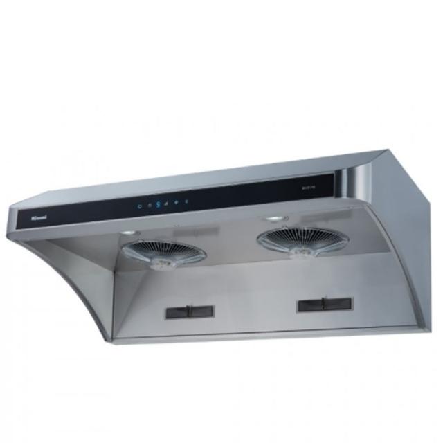 【林內】斜背深罩式全直流變頻不鏽鋼90公分排油煙機(RH-9178基本安裝)