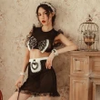 【BoBo女人香】透明女傭制服 蕾絲性感女僕情趣角色扮演/性感情趣內衣睡衣(6件入)