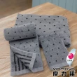 【MORINO】4條組_美國棉色紗圓點方巾(台灣製造/MIT微笑認證標章)