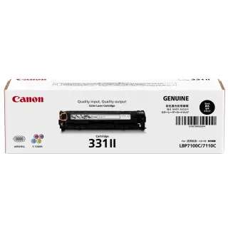【Canon】CRG-331BK II 原廠黑色高容量碳粉匣(適用機型：MF8280cw/MF628cw)