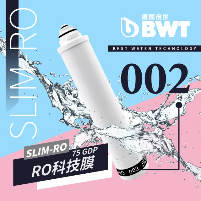【BWT德國倍世】75GPD RO科技膜(SLIM-RO 002)