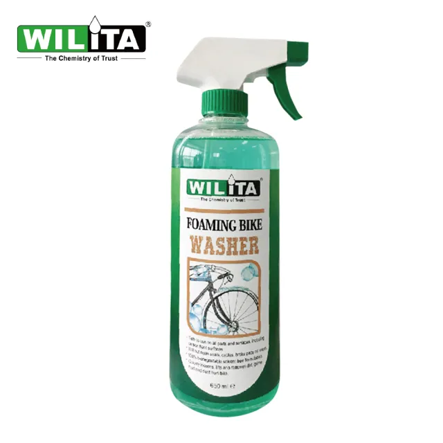 【WILITA 威力特】泡沫式單車車架清潔劑650ml(包覆粉塵 不傷烤漆)