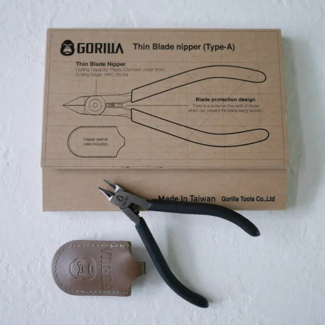 【GORILLA 紳士質人手工具】超薄雙刃模型鉗(Type-A)