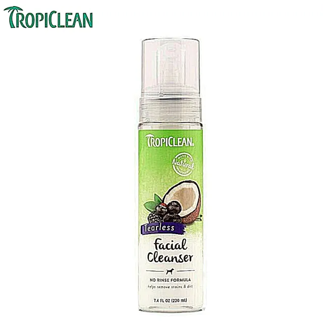 【TropiClean 巧倍麗】水精靈潔面慕斯 7.4oz