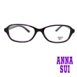 【ANNA SUI 安娜蘇】日系幾何圖形細框造型光學眼鏡-紫(AS585-708)