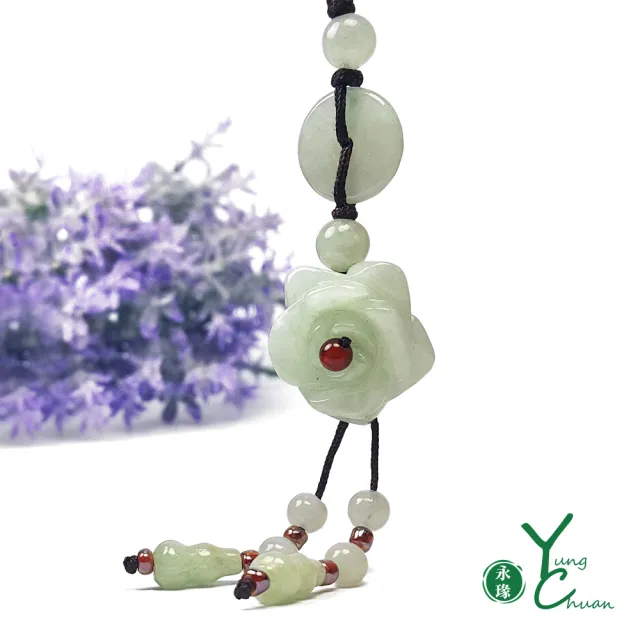 【YC寶石】Ａ貨翡翠冰芙蓉種花開富貴開運手鍊(買手鍊送吊飾@ G3)