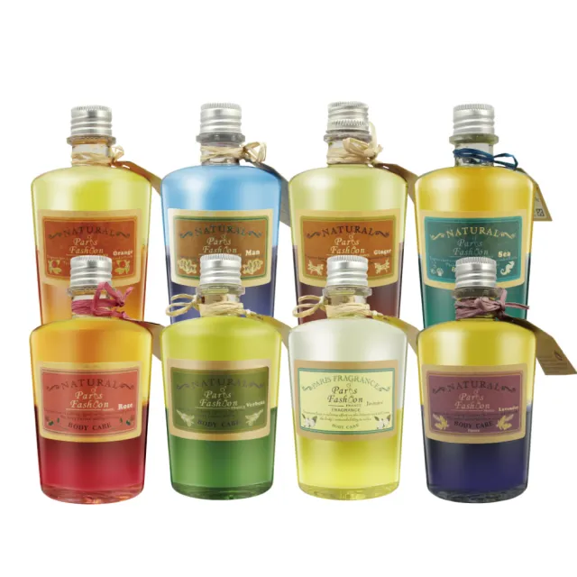 【Paris fragrance 巴黎香氛】經典香氛精油系列按摩油250ml(生日禮物/送禮/玫瑰 薰衣草 馬鞭草 茉莉 海洋)