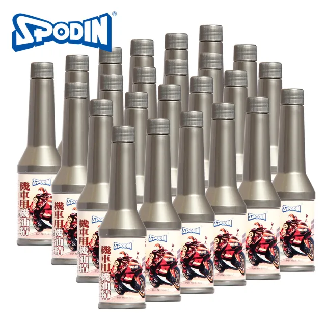 【SPODIN 司伯汀】鉬元素機車機油精100ml(超值量販優惠組 24入)