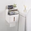 【DaoDi】防水壁掛雙層衛生紙盒2入 多色任選