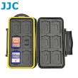 【JJC】記憶卡收納盒儲存盒適放12張Micro SD卡和12張SD卡即共24張 MC-SDMSD24(記憶卡保存盒 記憶卡保護盒)