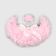【日安朵朵】女嬰童蓬蓬裙禮盒 - 粉嫩小公主睡美人 裙+圍兜+寶寶襪(寶寶彌月滿月禮週歲生日禮物)