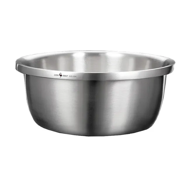 【PUSH!】廚房用品加厚304不鏽鋼調料盆調味缸洗菜盆和麵盆打蛋盆(30公分D188-1)