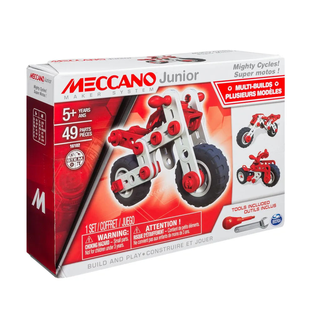 【MECCANO】steam玩具Junior摩托車組(steam玩具)