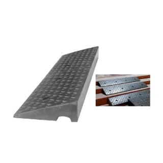 【海夫健康生活館】斜坡板專家 門檻前斜坡磚 輕型可攜帶式 橡膠製(高9公分x25公分)