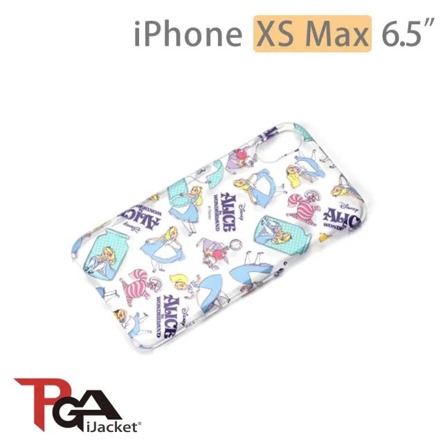 【iJacket】iPhone XS Max 6.5吋 迪士尼 透明彩繪 手機殼(海外限定版)