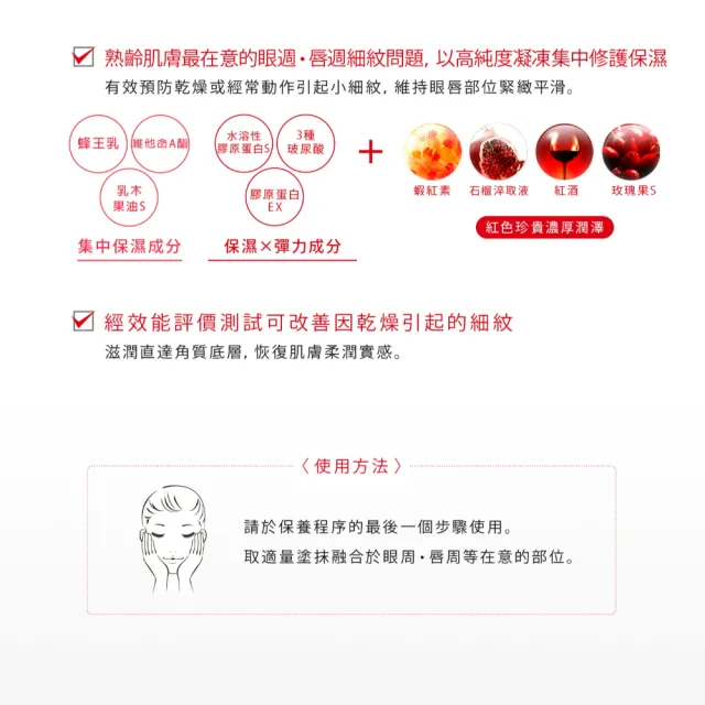 【KOSE 極上活妍】極上活妍特濃彈力局部修護凝霜 30g(眼霜/法令紋)