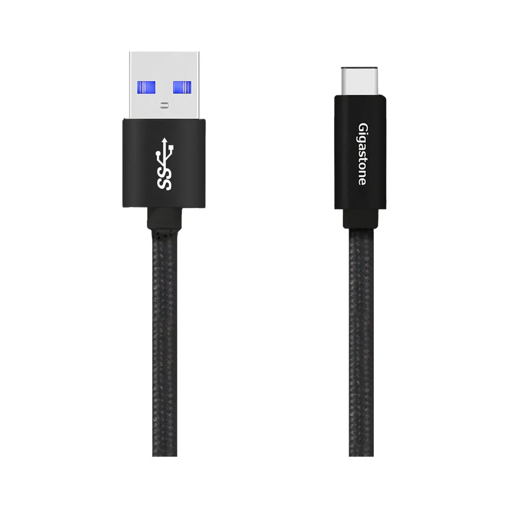 【Gigastone 立達】鋁合金USB 3.1 gen 1 Type-C 充電傳輸線GC-6800B(iPhone15/Android/安卓手機充電線首選)