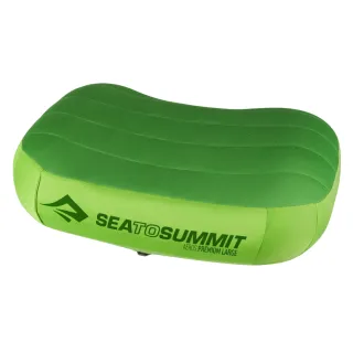 【SEA TO SUMMIT】50D 充氣枕. 加大版 萊姆綠(STSAPILPREMLLI/旅用/日常/露營/野營)