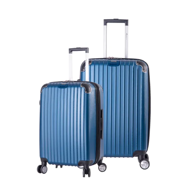 【DF Travel】升級版多彩記憶玩色硬殼可加大閃耀鑽石紋20+24吋行李箱-共8色