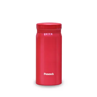 【日本孔雀Peacock】小資族 超輕量隨身不鏽鋼保冷保溫杯200ML-玫瑰紅(迷你杯)(保溫瓶)