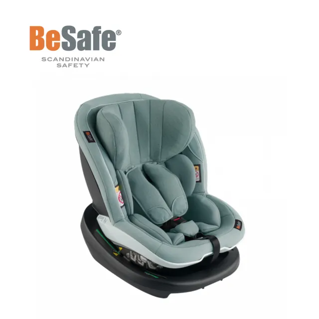 【BeSafe】6個月-4歲 ISOfix 雙向兒童成長型汽座 最新I-Size標準(芬蘭綠)(布標 LOGO 版)