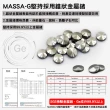 【MASSA-G 】能量之環白鋼墬搭配金屬鍺錠純鈦項鍊