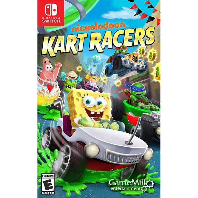 【Nintendo 任天堂】NS Switch 尼克卡通賽車手 英文美版(Nickelodeon Kart Racers)