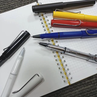 【LAMY】SAFARI狩獵者系列 鋼珠筆 多色任選(透明/藍/紅/黑炭/黃/亮白/亮黑)