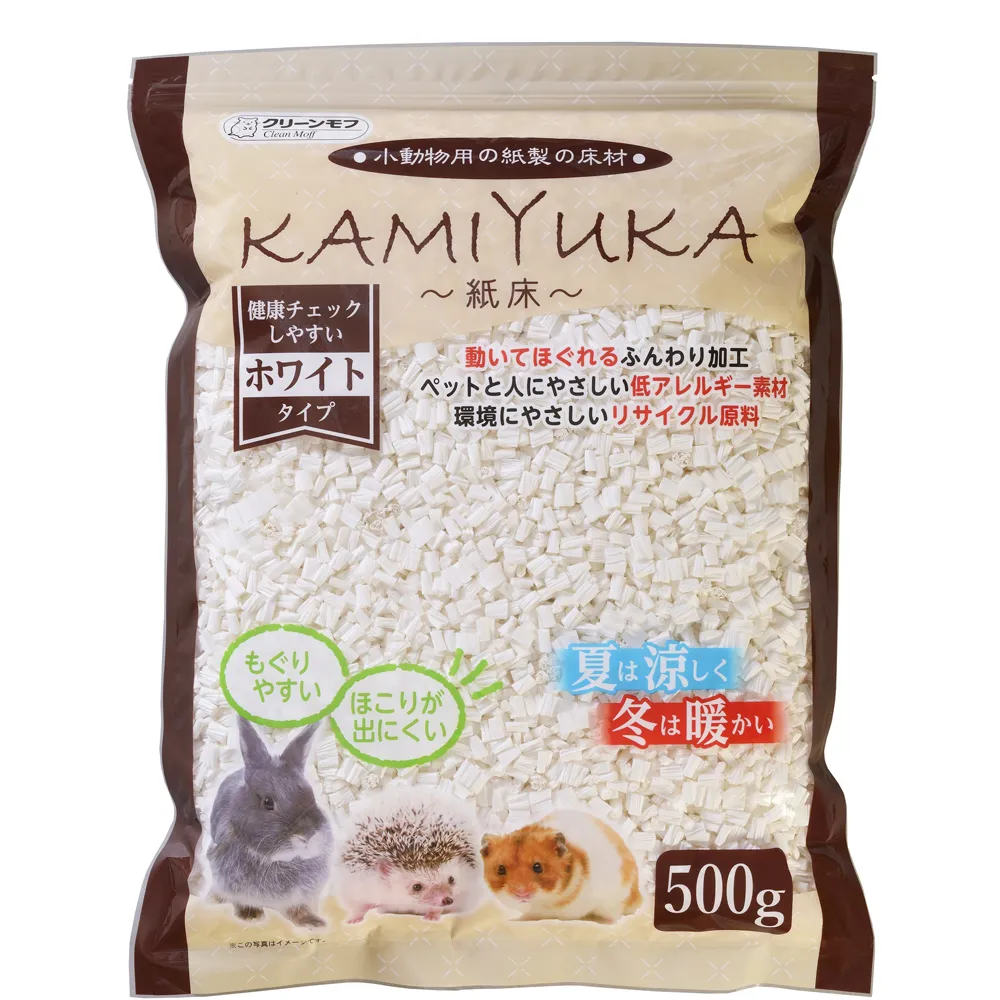 【Clean One】小動物專用紙床 白色-500g(小動物墊料、刺蝟、倉鼠)