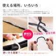 【kiret】日本 懶人纏線器 集線理線器 電線收納整理-大款20枚(彎曲束帶 綁線帶 繞線 夾線器)