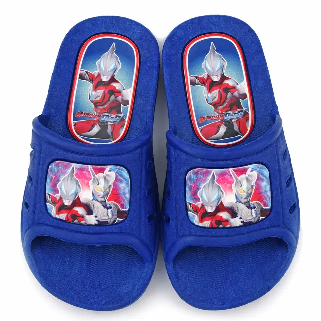 【童鞋城堡】超人力霸王 大童 室內外拖鞋(UM0251-藍)