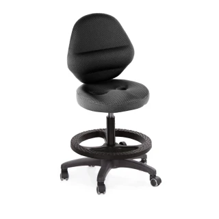 【GXG】吧檯椅 加椅背 塑膠踏圈/防刮輪(TW-T10 EXK)
