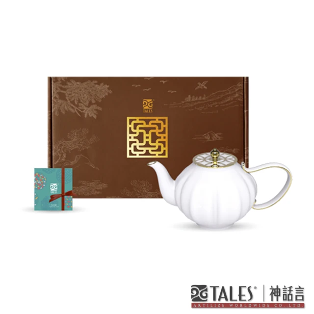 【TALES 神話言】花窗舞影-富貴菱花．茶壺(文創 禮品 禮物 收藏)