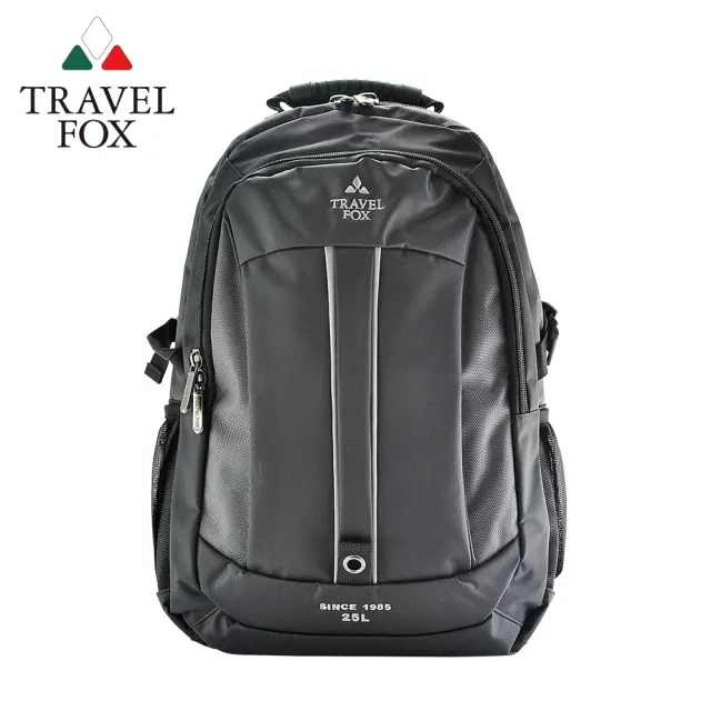 【TRAVEL FOX 旅狐】雙色尼龍輕量休閒後背包/男包/包包 (TB586-13 灰色)