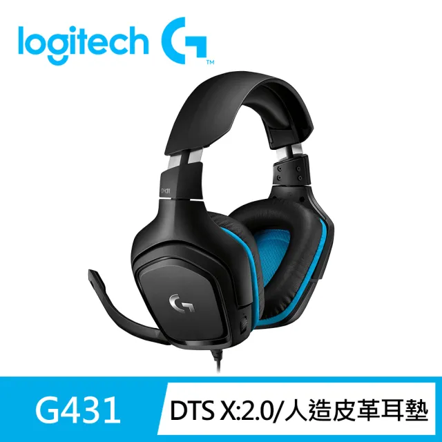 Logitech G】G431 7.1 聲道環繞音效電競耳機麥克風- momo購物網- 好評