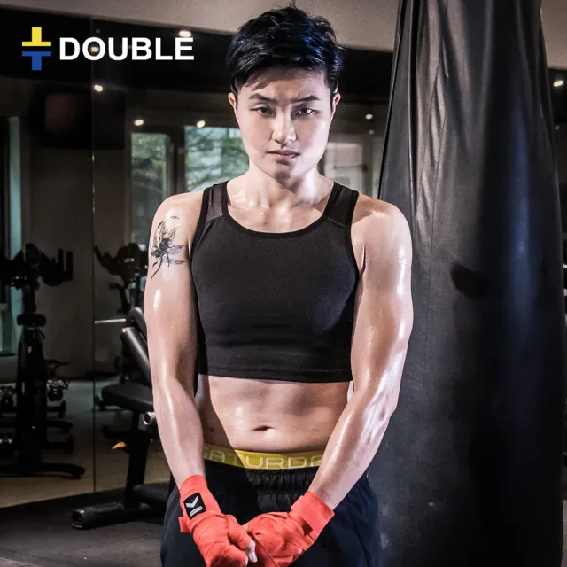 【DOUBLE】DOUBLE束胸 COOL MESH 黏貼半身(大尺碼)