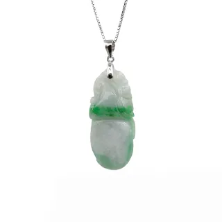 【Selene】福氣如意帶陽綠翡翠墜(A貨翡翠-A19)