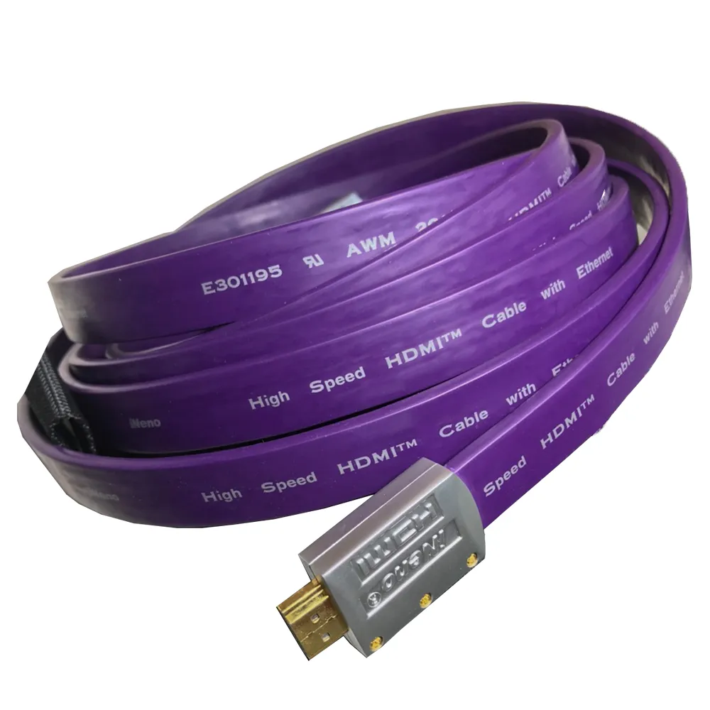 【iNeno】HDMI 2.0 高畫質 高速傳輸 發燒專業級扁平傳輸線 10M