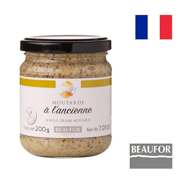 【BEAUFOR】法式芥茉子醬200G(進口食材)
