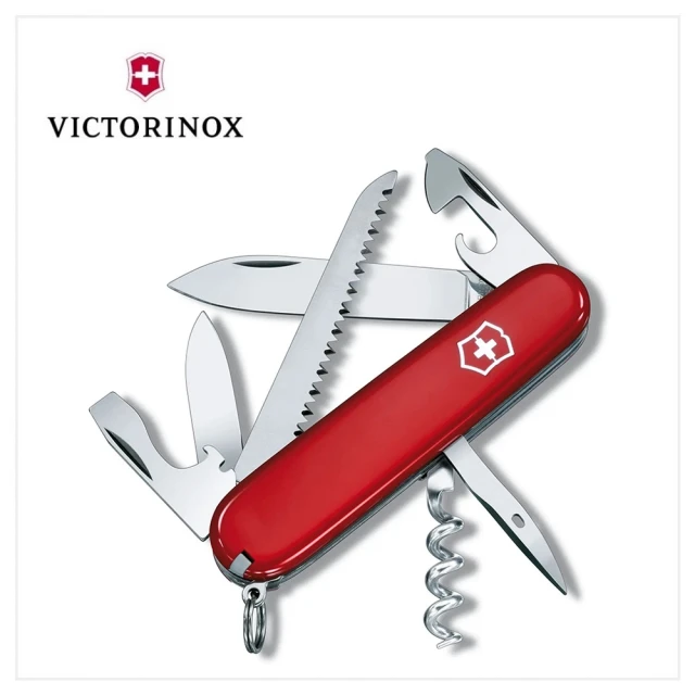 【VICTORINOX 瑞士維氏】Camper13用瑞士刀/紅色(1.3613)