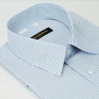 【金安德森】藍白條紋吸排窄版短袖襯衫-fast
