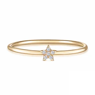 【ALUXE亞立詩】10K金 鑽石戒指 星辰 星形 RW0205