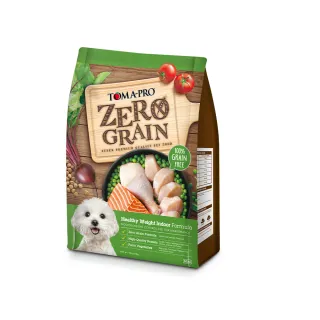 【TOMA-PRO 優格】零穀系列狗飼料-0%零穀 室內犬 雞肉 15 磅(成犬專用 小顆粒/低活動量體重管 